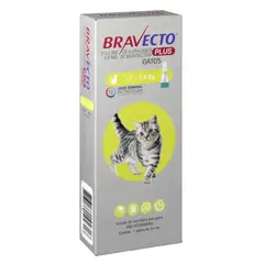 BRAVECTO - Antiparasitario Plus Gato 1,2 a 2,8 kg.