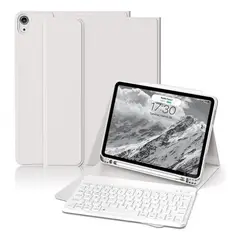 GENERICO - Funda Teclado Magnética para iPad Air 5 con Inclinación Ajustable